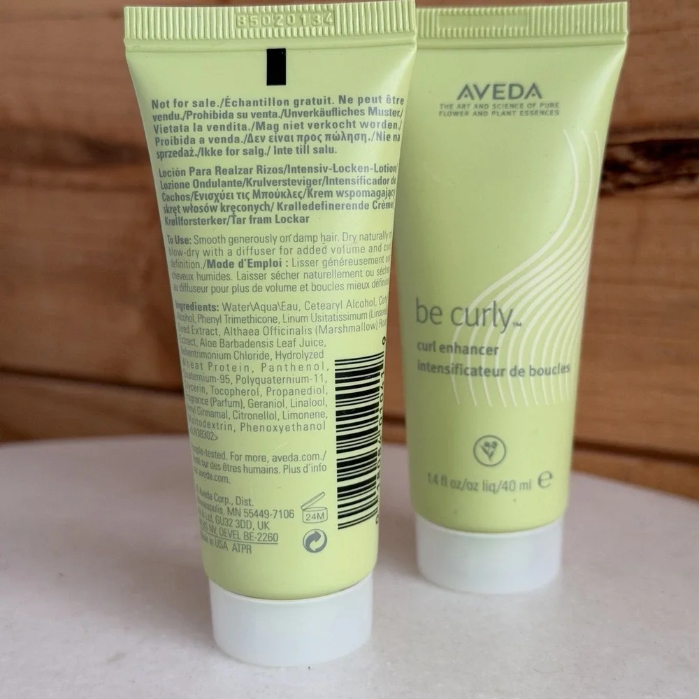 Aveda Be Curly Curl‎ Enhancer - 1.4 oz / 40 ml Each - 2 PACK Travel Size